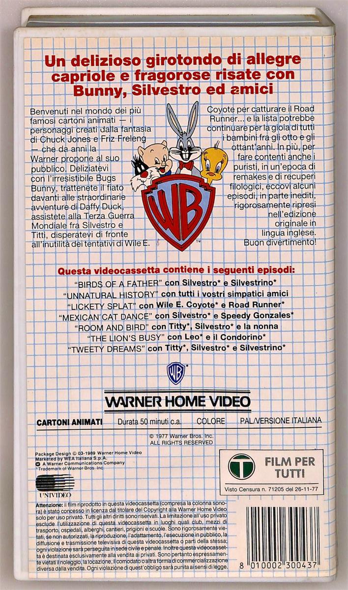 EBOND Cartoonshow 12 Silvestro Gonzales Matti e Mattatori Parte 2 VHS VH004604