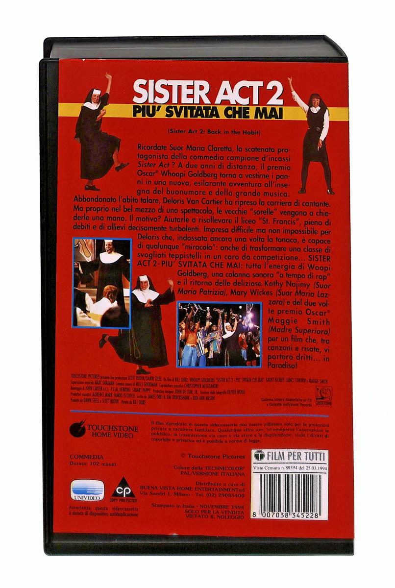 EBOND Sister Act 2 Touchstone VHS VH003534