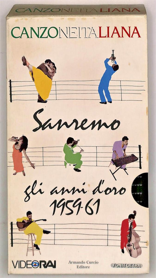 EBOND Sanremo Gli Anni d Oro 1959 61 Canzone Italiana Editoriale VHS VH005284