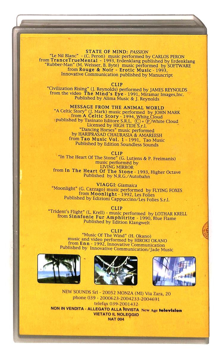 EBOND New Age Television Virtual Dreams N 4 No Ita VHS VH003854