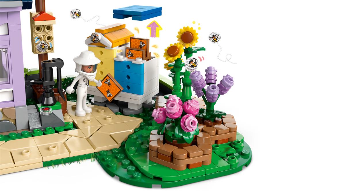 LEGO 42669 Casa degli apicoltori e giardino fiorito
