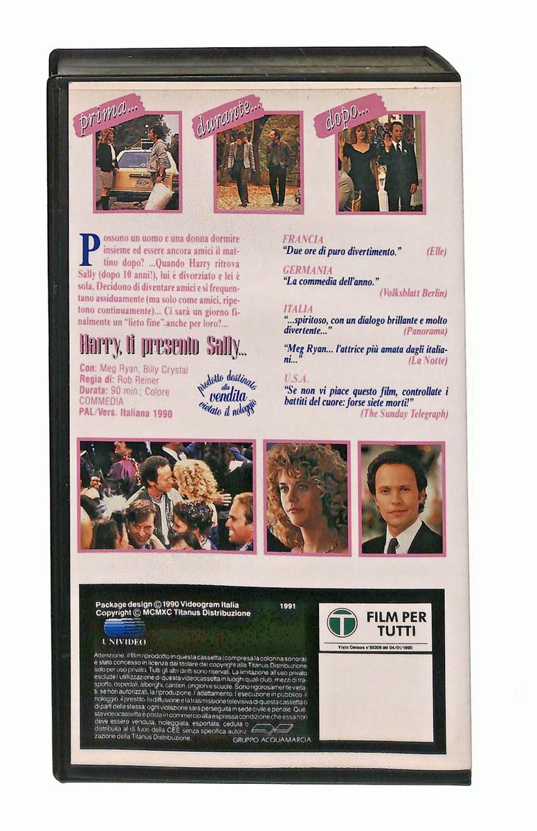 EBOND Harry Ti Presento Sally Videogram VHS VH003605