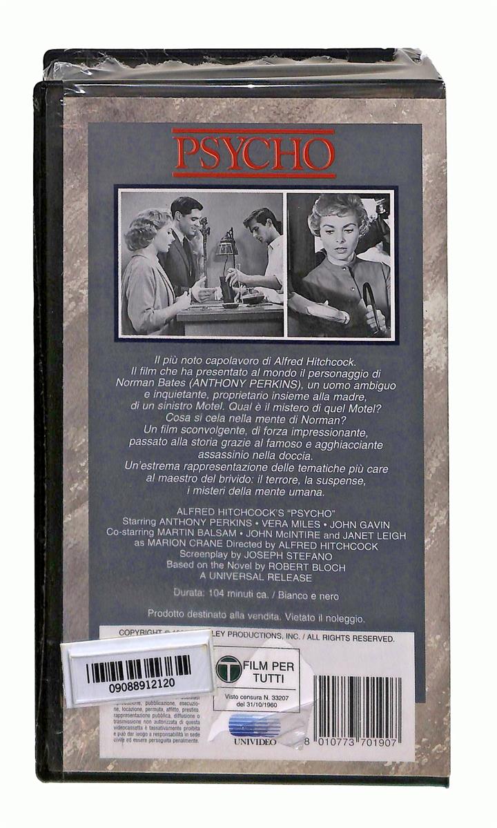 EBOND La Finestra Sul Cortile Hitchcock Universal Cic VHS VH002607