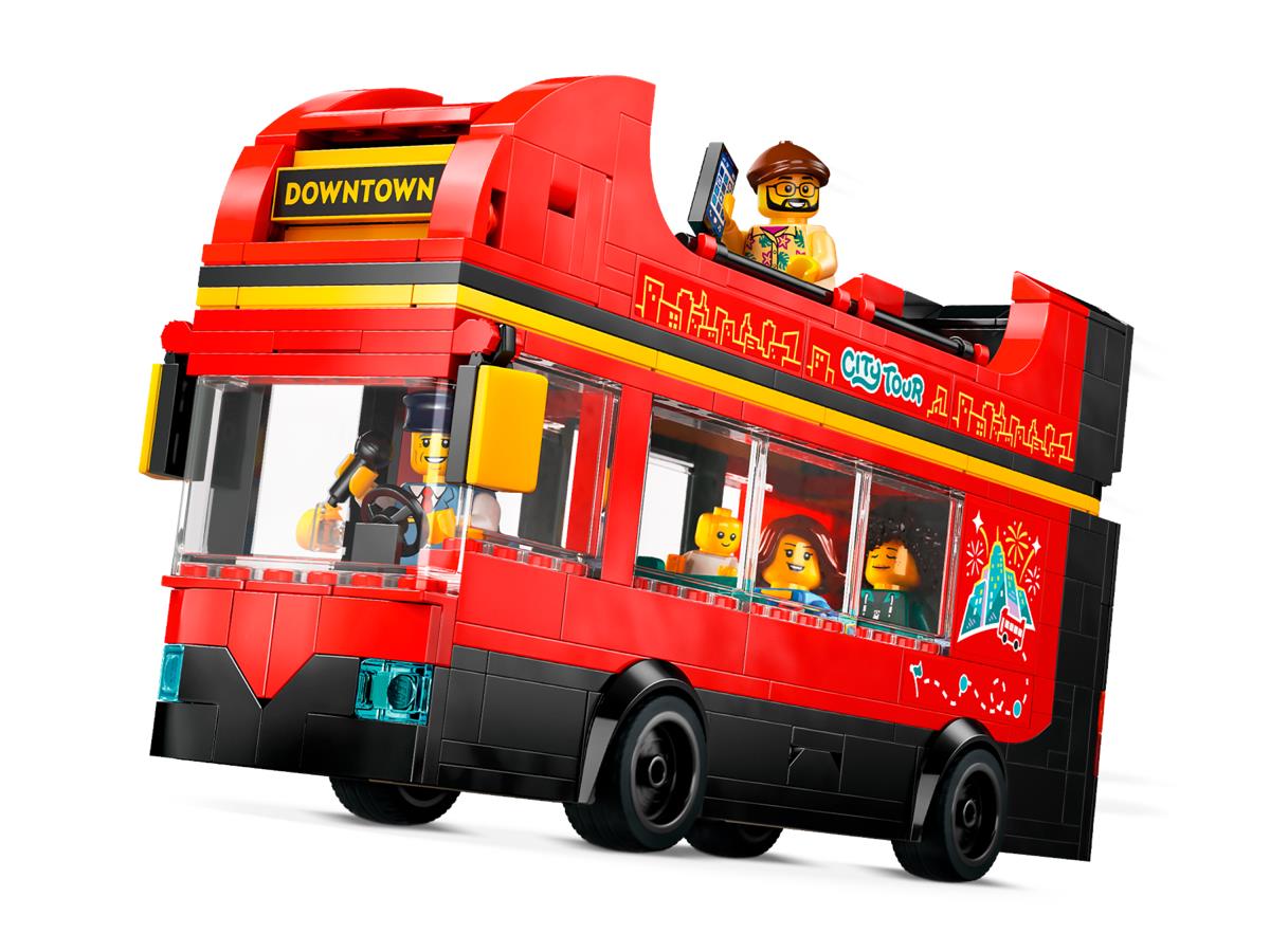 LEGO 60407 Autobus turistico rosso a due piani
