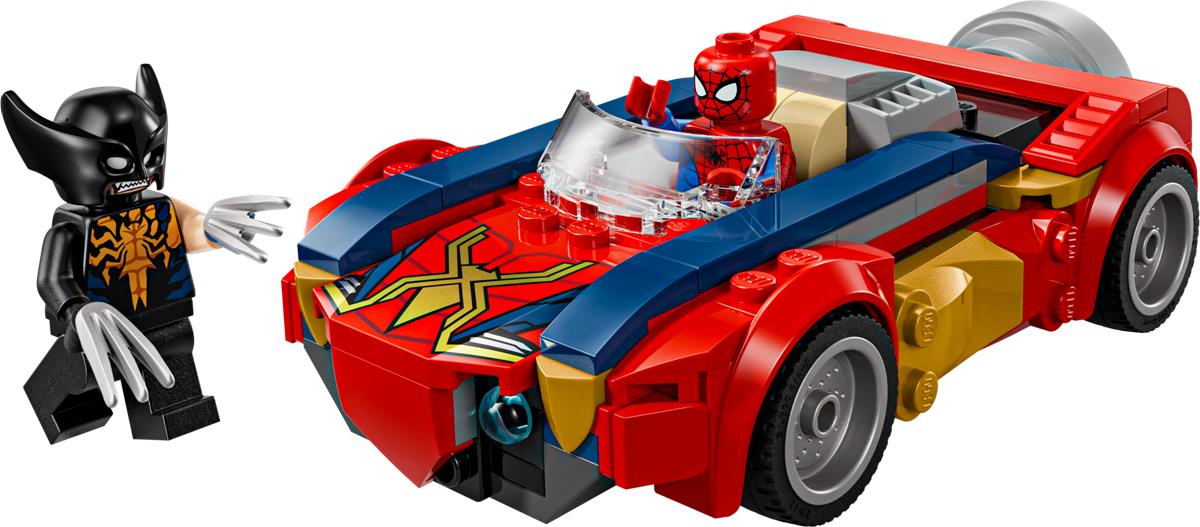 LEGO 76336 Auto di Spider-Man vs. Venomized Wolverine