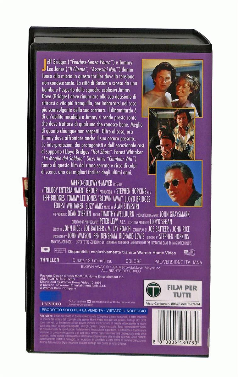 EBOND Blown Away Follia Esplosiva Gli Scudi Mgm Ua VHS VH002761