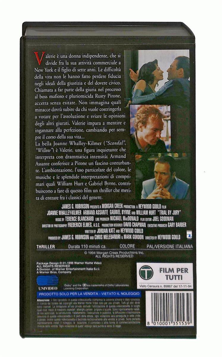 EBOND Il Verdetto Della Paura Gli Scudi Wb VHS VH002778