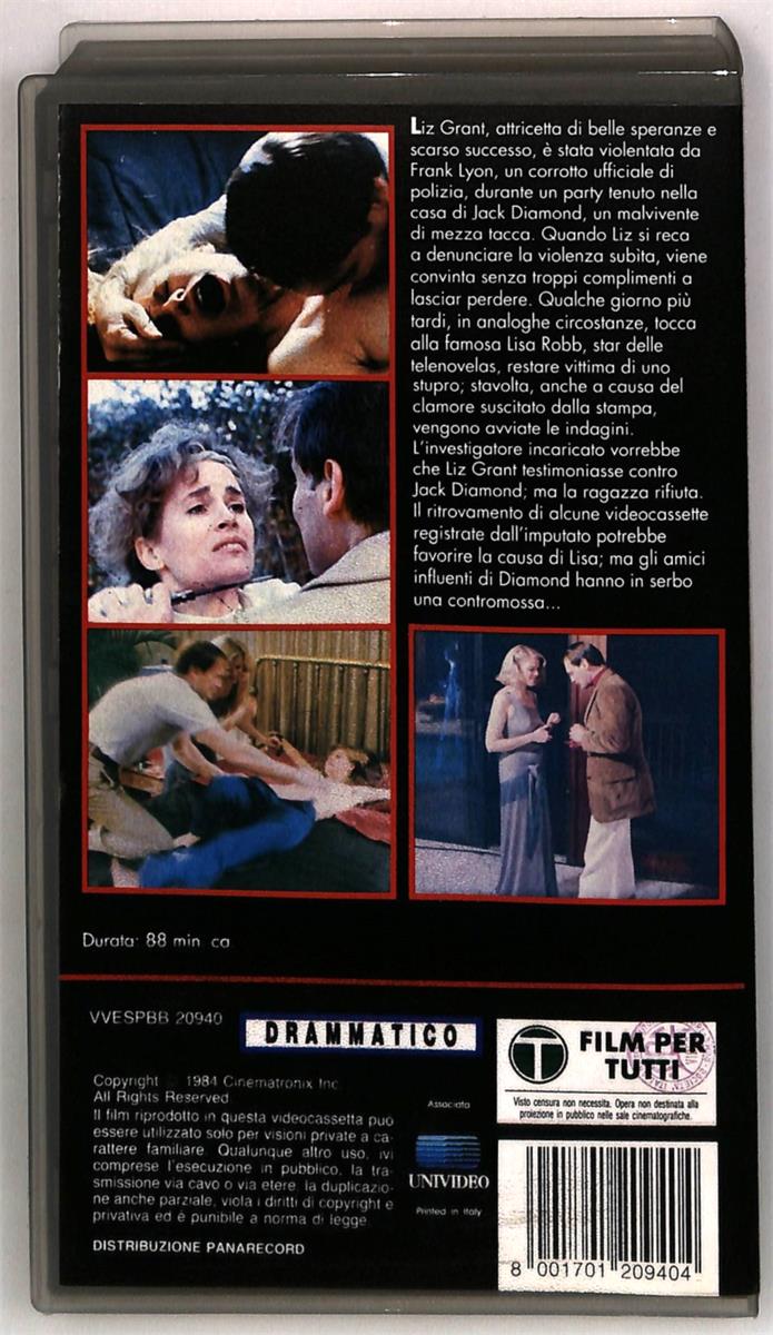 EBOND Violenza Vestron Panarecord Video VHS VH005315