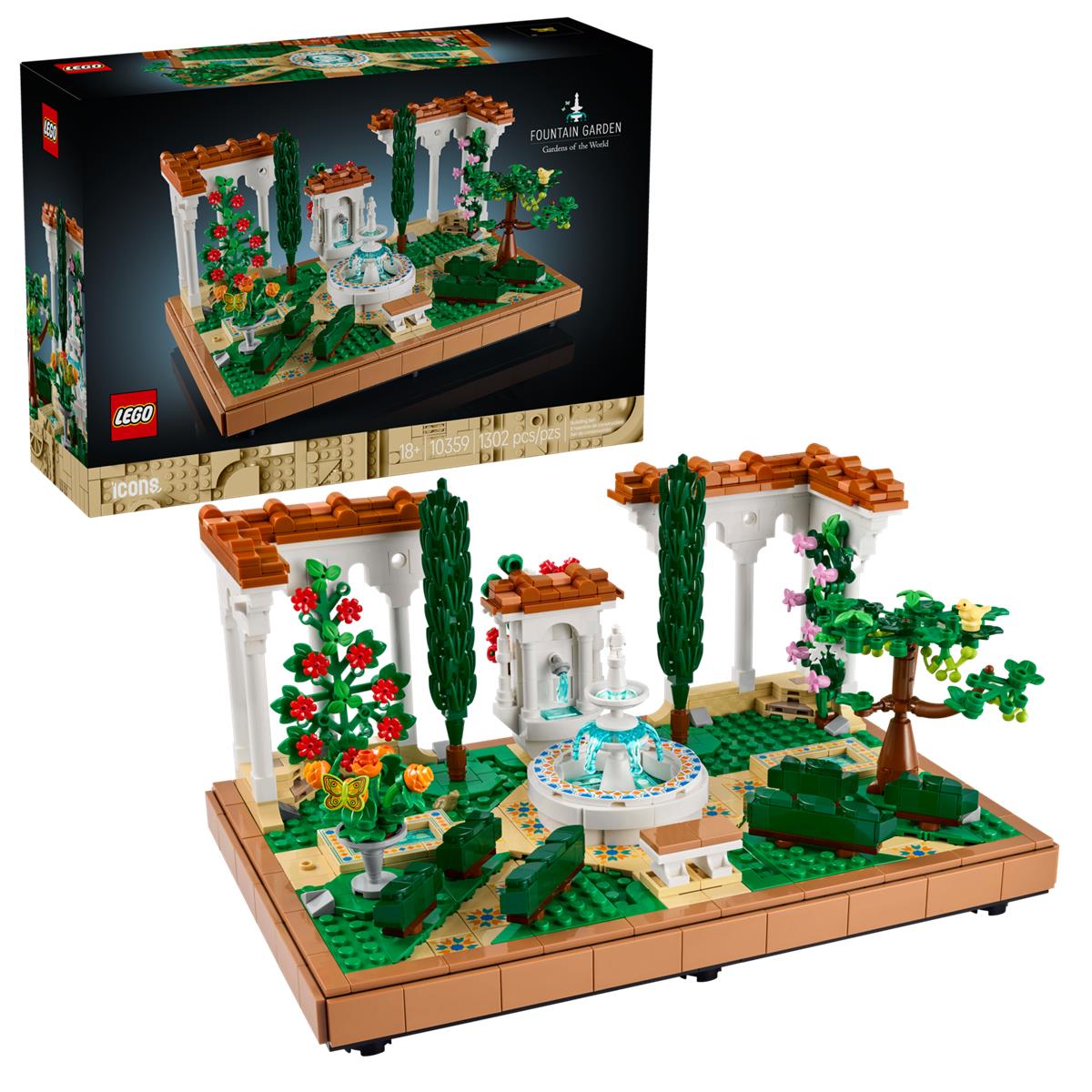 LEGO 10359 Il giardino della fontana