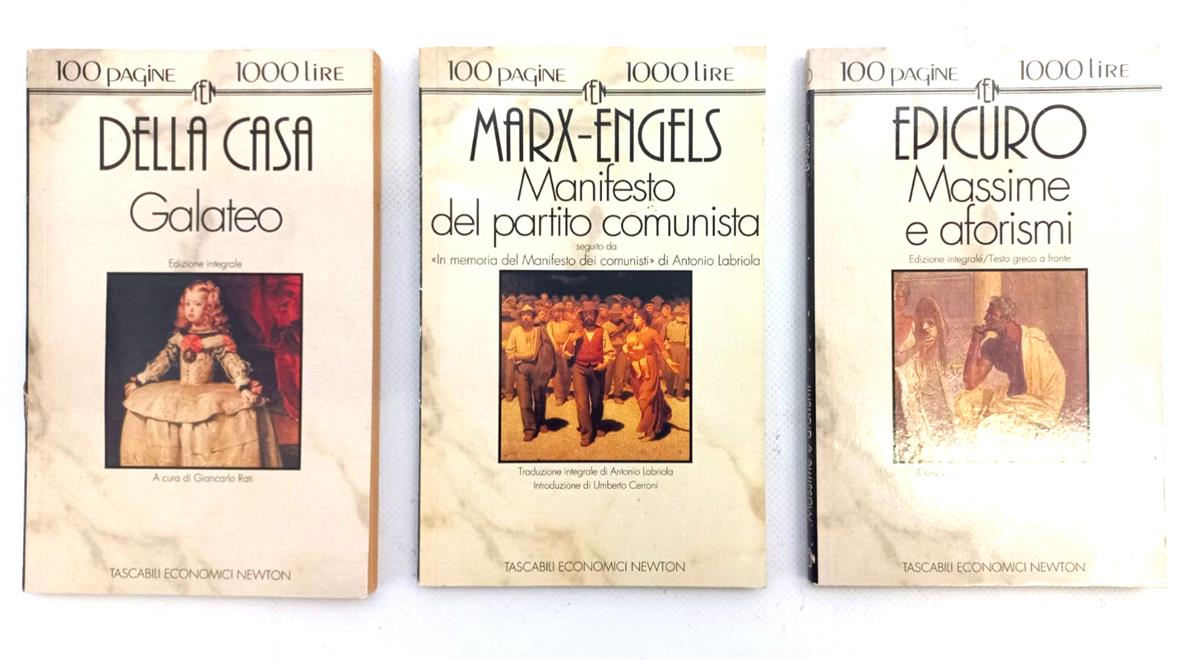 EBOND Galateo,manifesto Del Partito Comunista, Massime e Aforismi Libro LI009553
