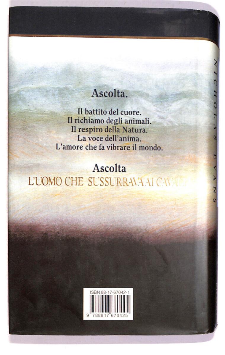 EBOND L'uomo Che Sussurrava Ai Cavalli Libro LI008068