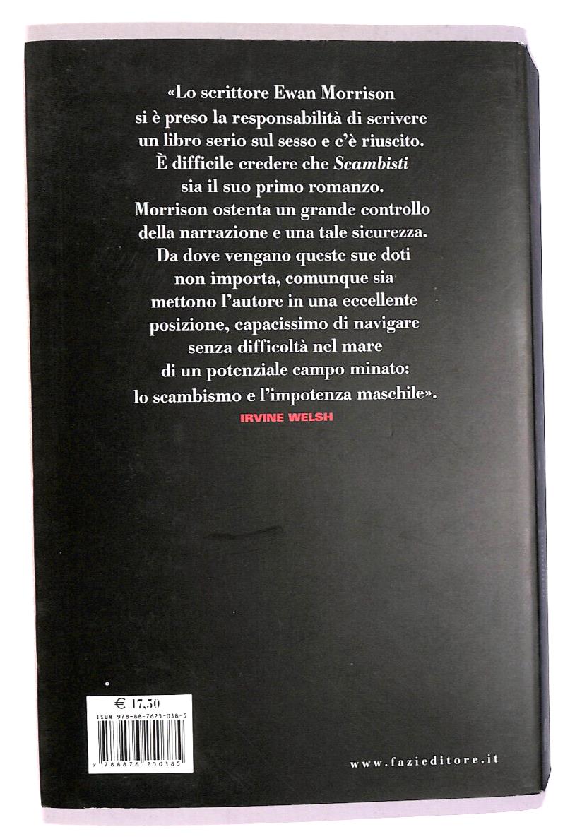 EBOND Scambisti Di Ewan Morrison Libro LI019455