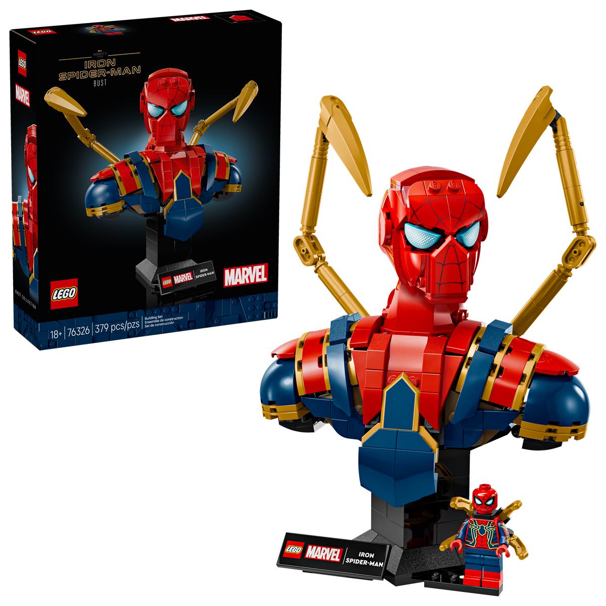 LEGO 76326 Busto di Iron Spider-Man