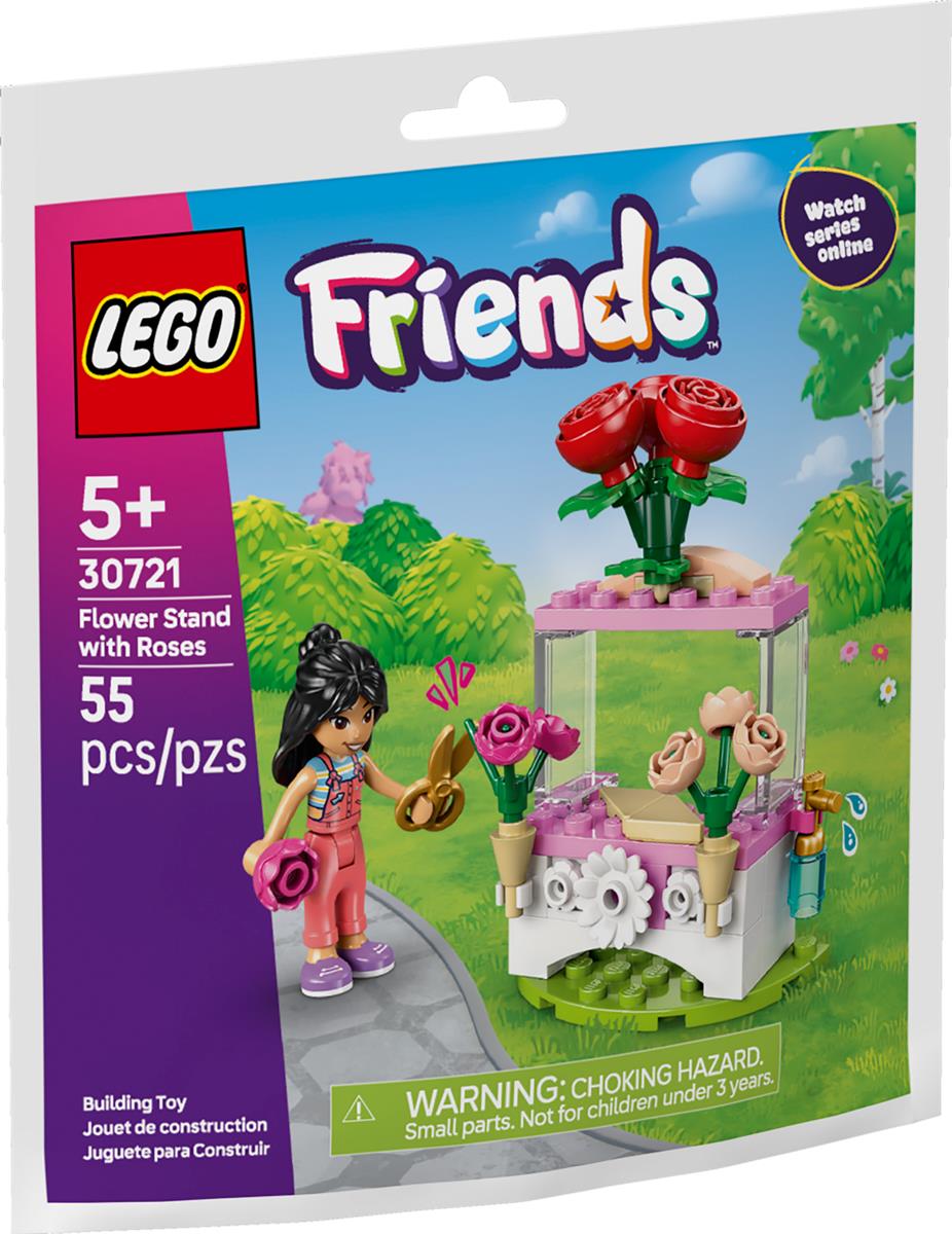 LEGO 30721 Bancarella di fiori con rose