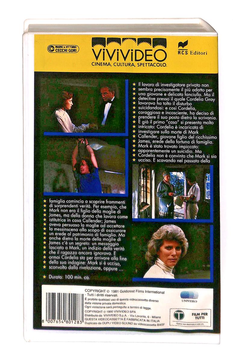 EBOND Cordelia Gray Detective Privato Vivivideo VHS VH003610