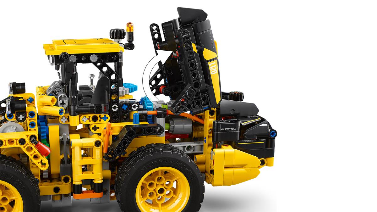 LEGO 42209 Pala gommata Volvo L120 Electric