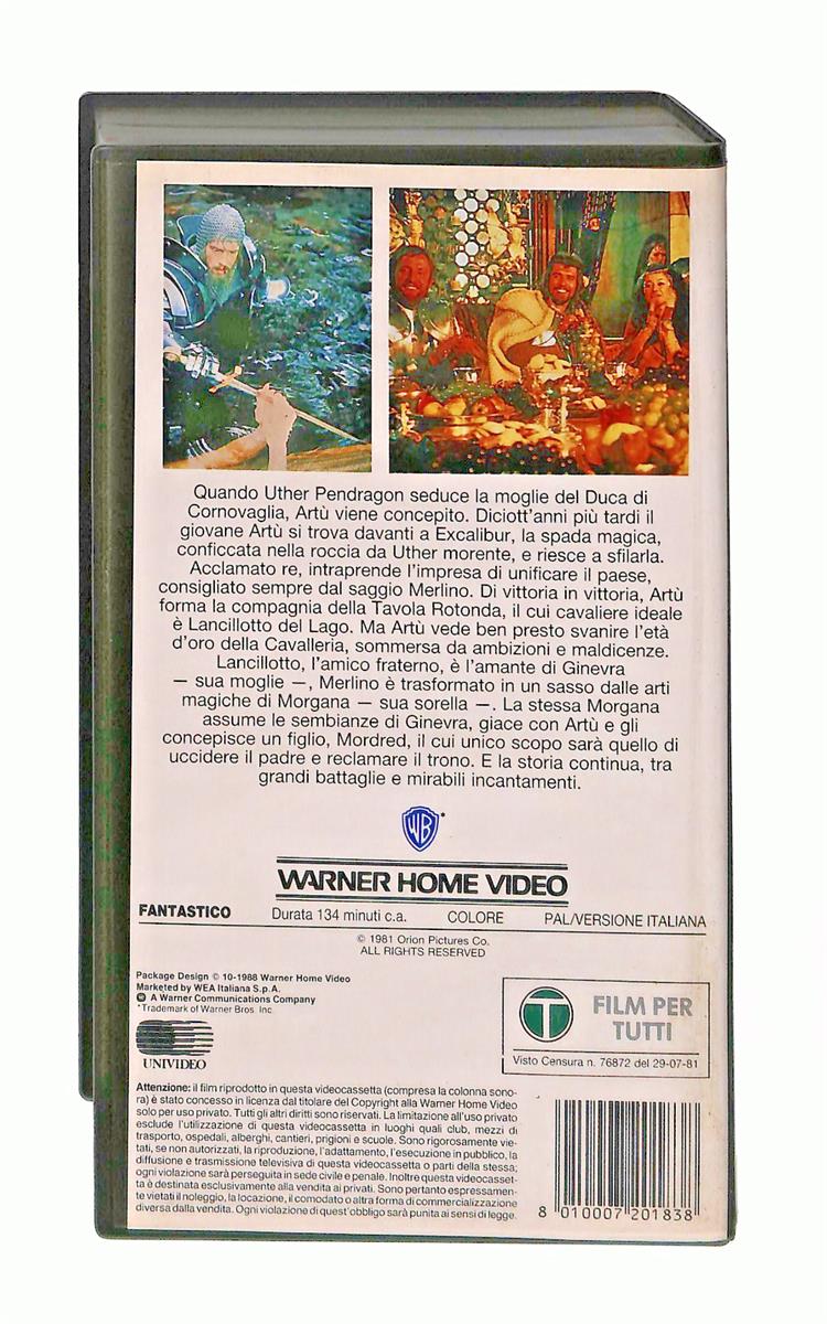 EBOND Excalibur Gli Scudi Wb VHS VH004219