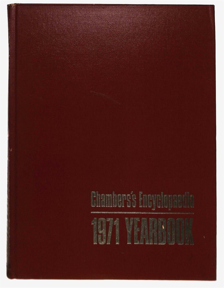 EBOND Chambers's Encyclopedia 1971 Yearbook Lingua Inglese Libro LI030806