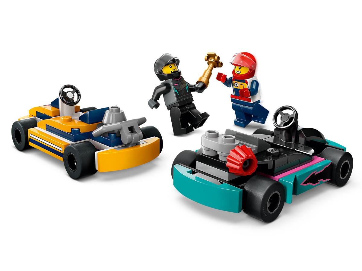 LEGO 60400 Go-kart e piloti