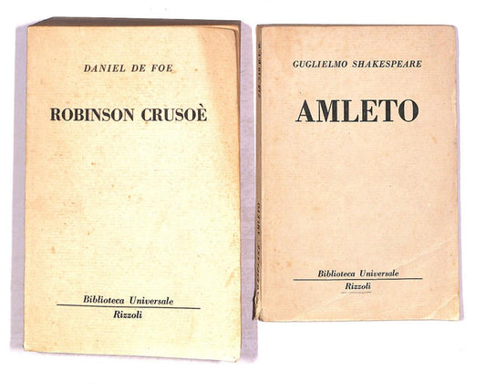 EBOND Robinson Crusoe e Amleto Libro LI008606