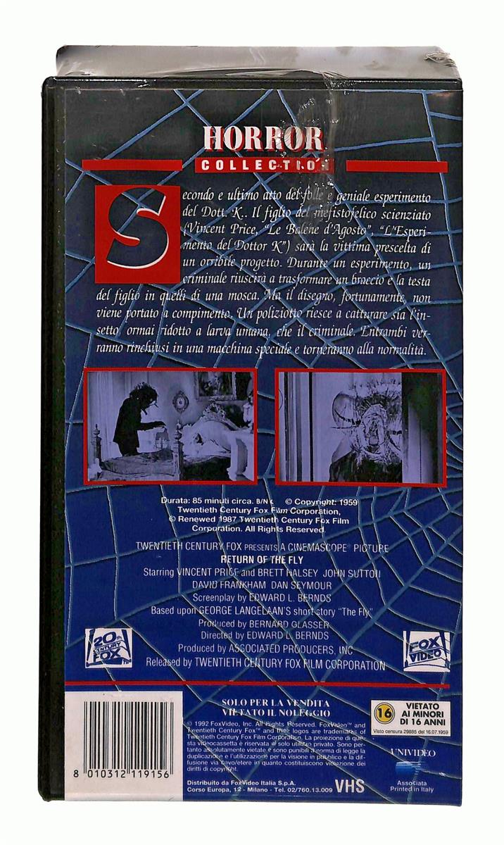 EBOND La Vendetta Del Dottor K Fox VHS VH003826