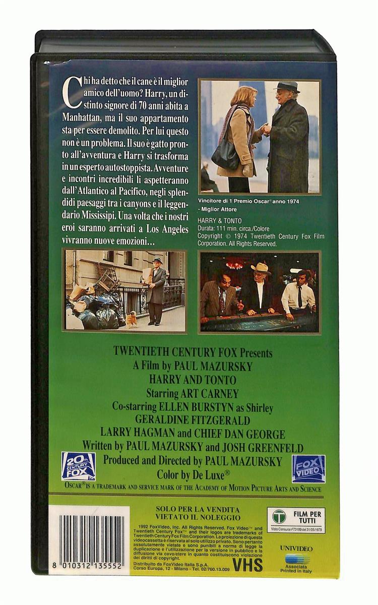 EBOND Harry & Tonto Silver & Gold Fox VHS VH003917