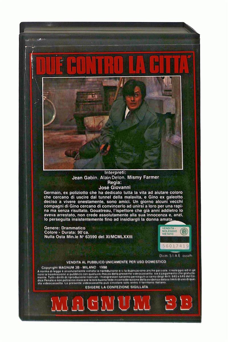 EBOND Due Contro La Citta Medusa Distribuzione VHS VH003467