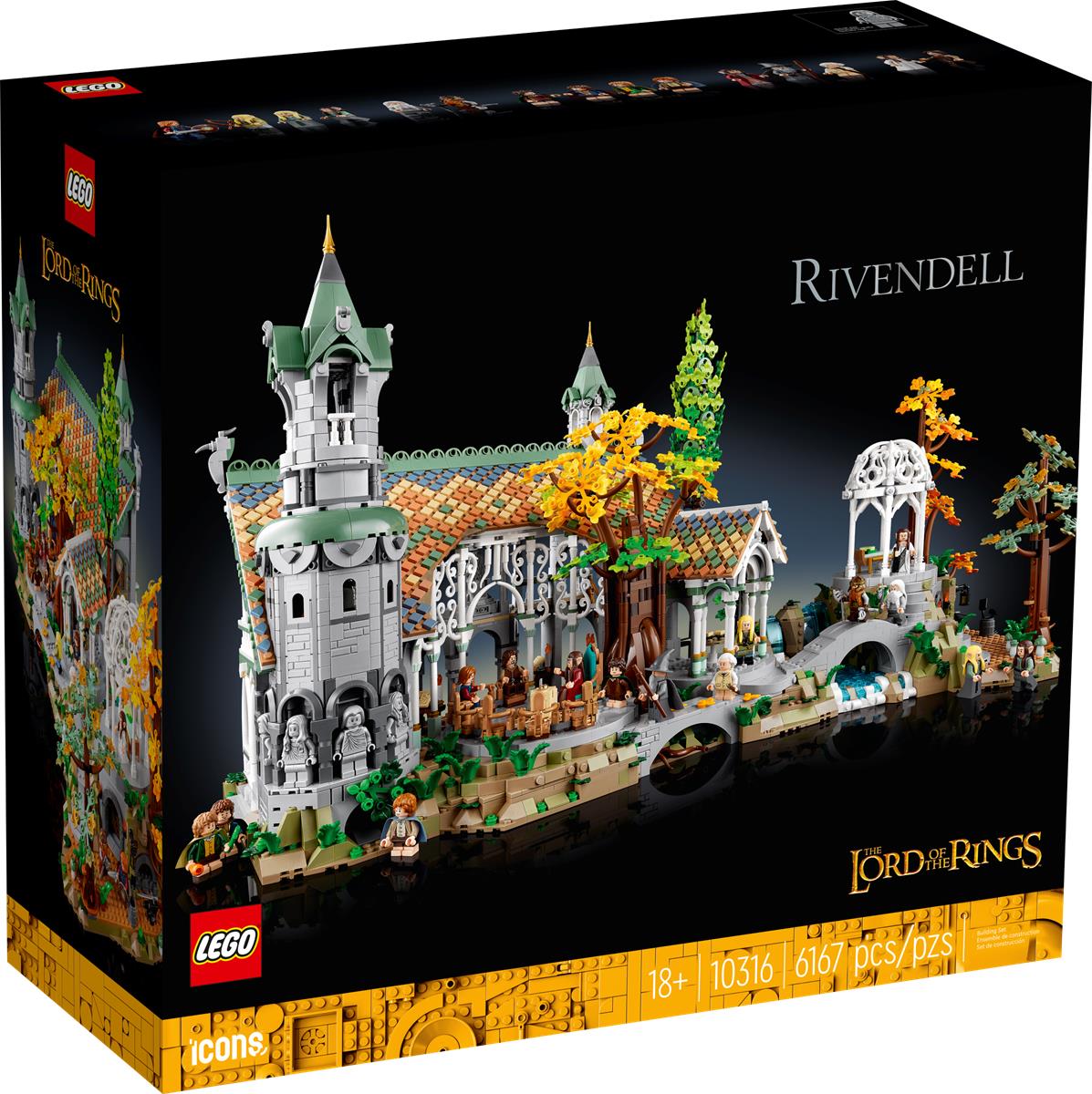 LEGO 10316 IL SIGNORE DEGLI ANELLI: GRAN BURRONE - Lord Of The Rings