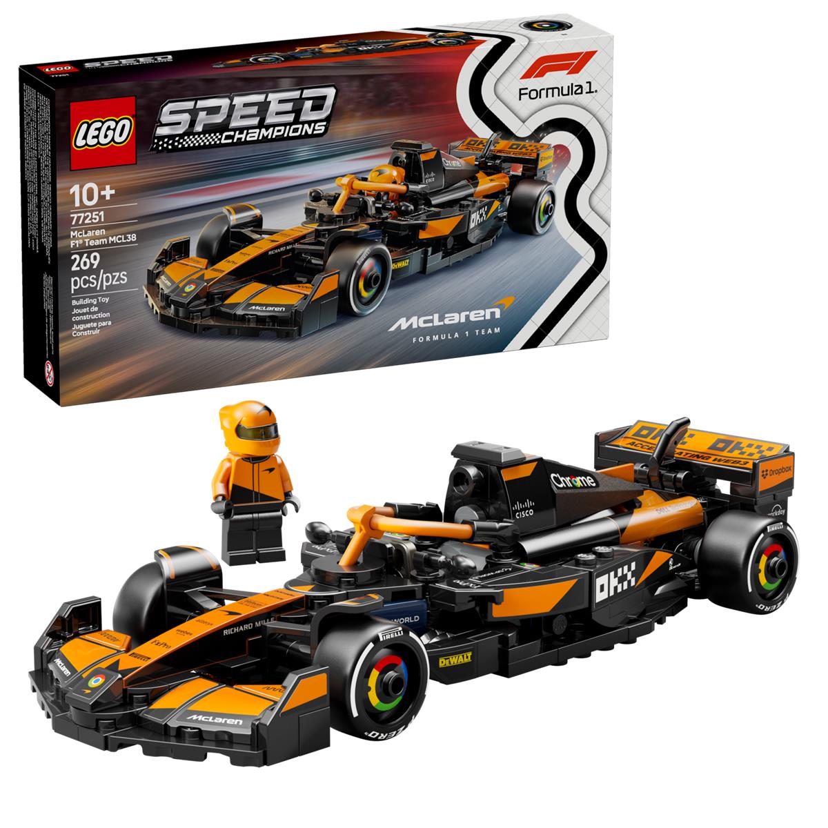 LEGO 77251 Auto da corsa McLaren F1® Team MCL38
