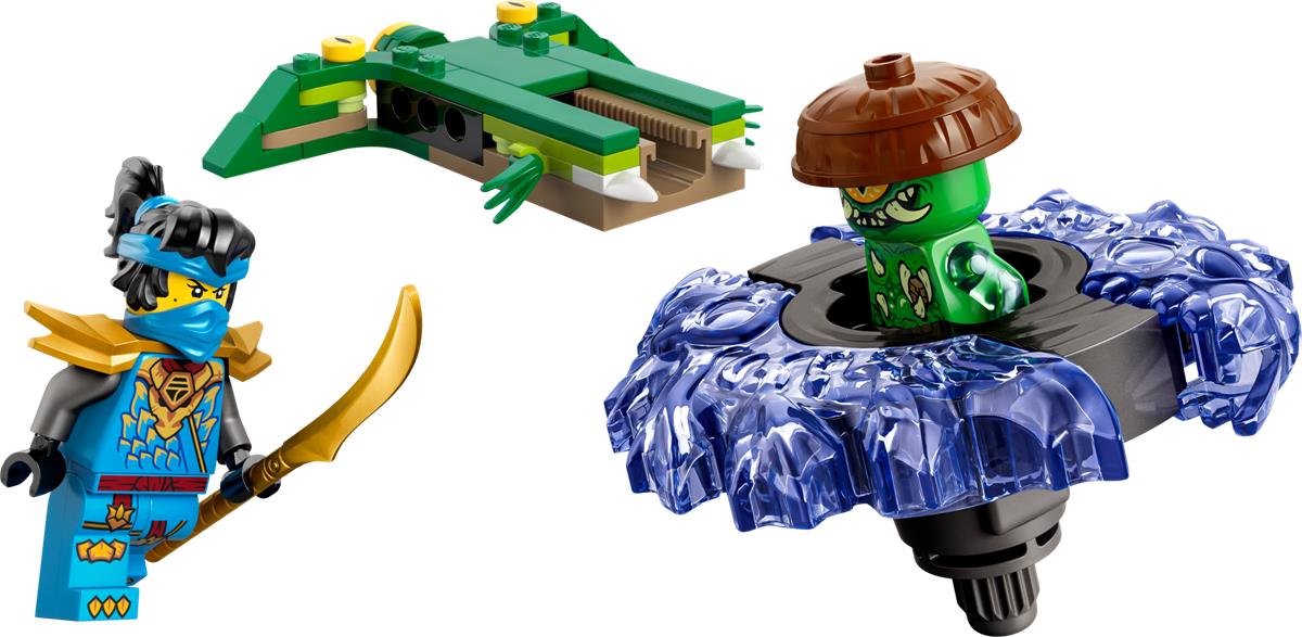 LEGO 71849 Nya contro Spinner Mostro della Mutazione