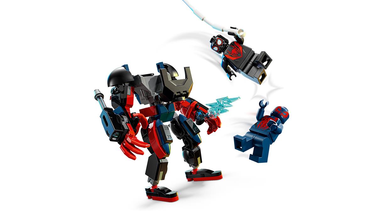 LEGO 76337 Mech di Miles Morales vs. Spider-Man 2099