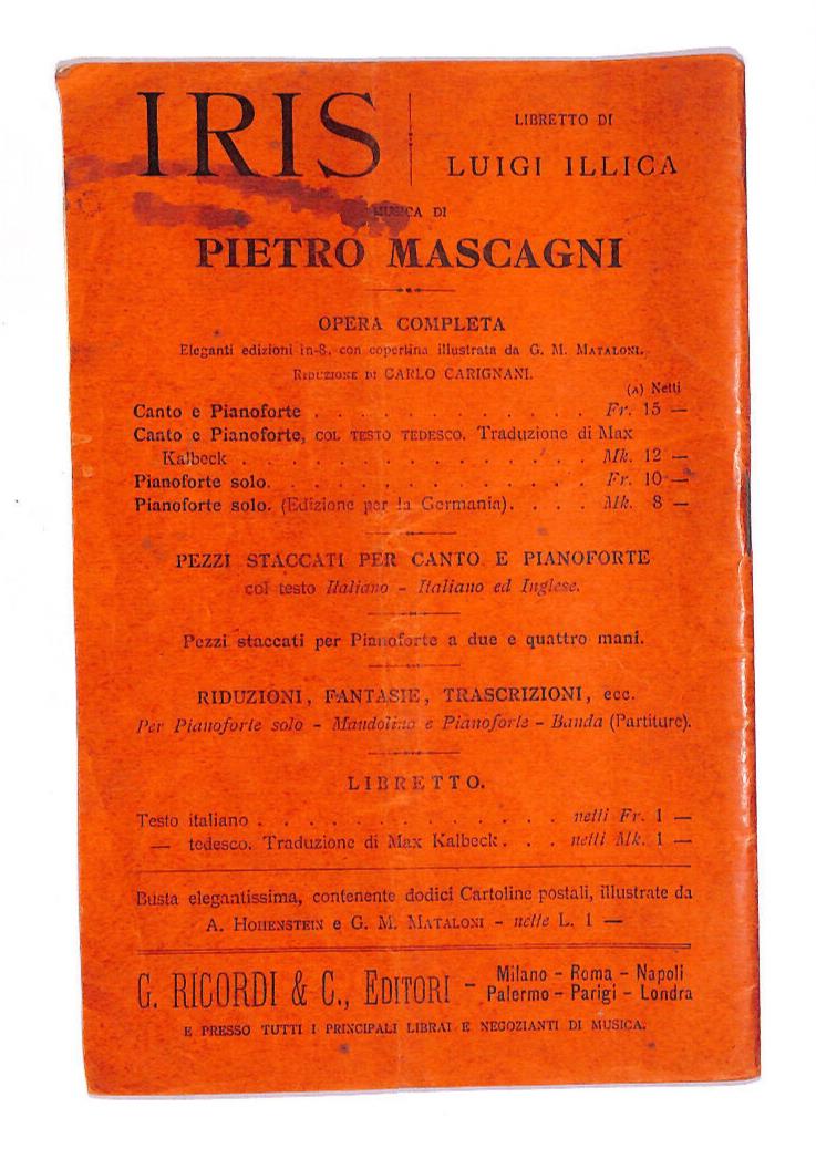 EBOND Linda Di Chamounix Edizioni Ricordi Libro LI013024