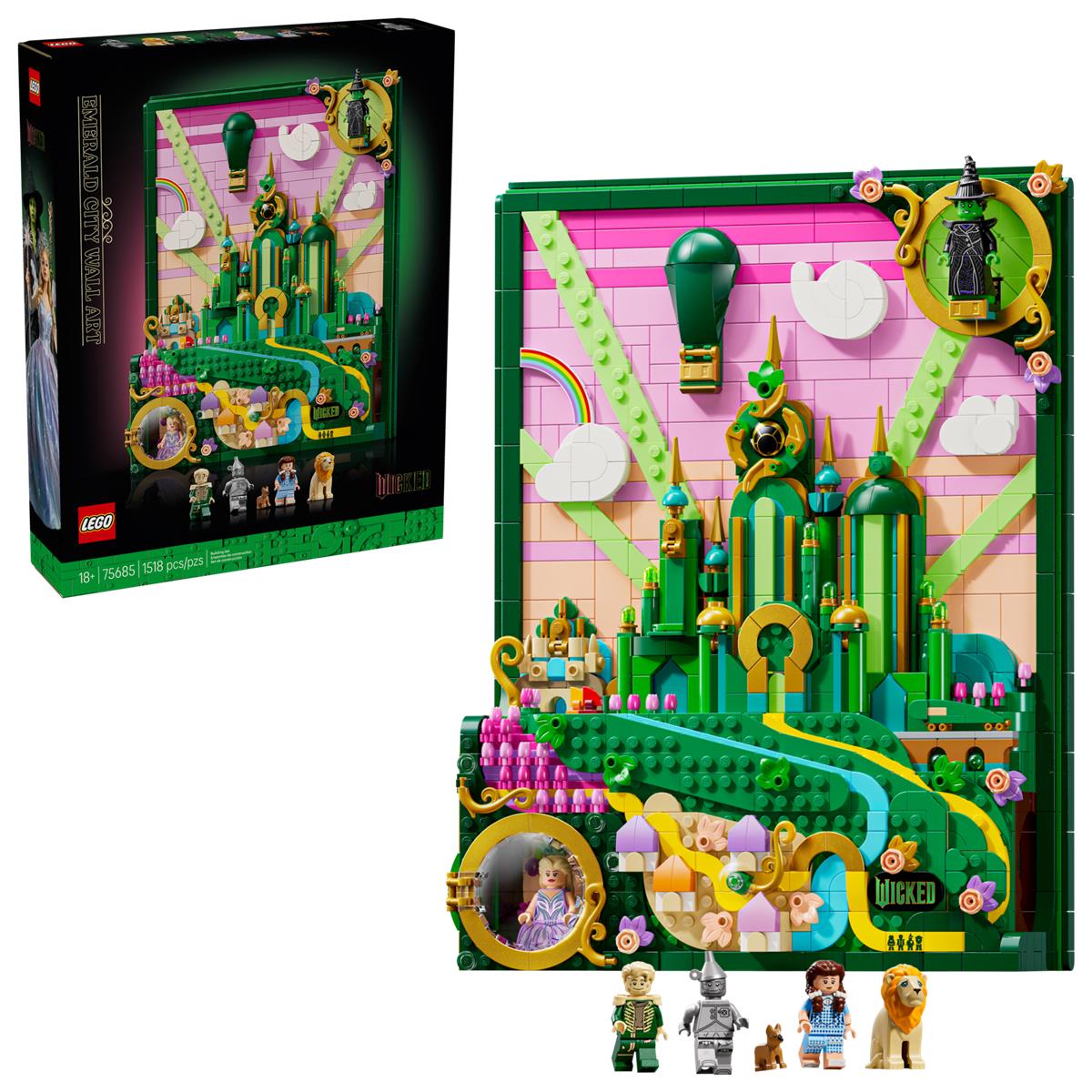 LEGO 75685 Wicked Wall Art Citta di Smeraldo