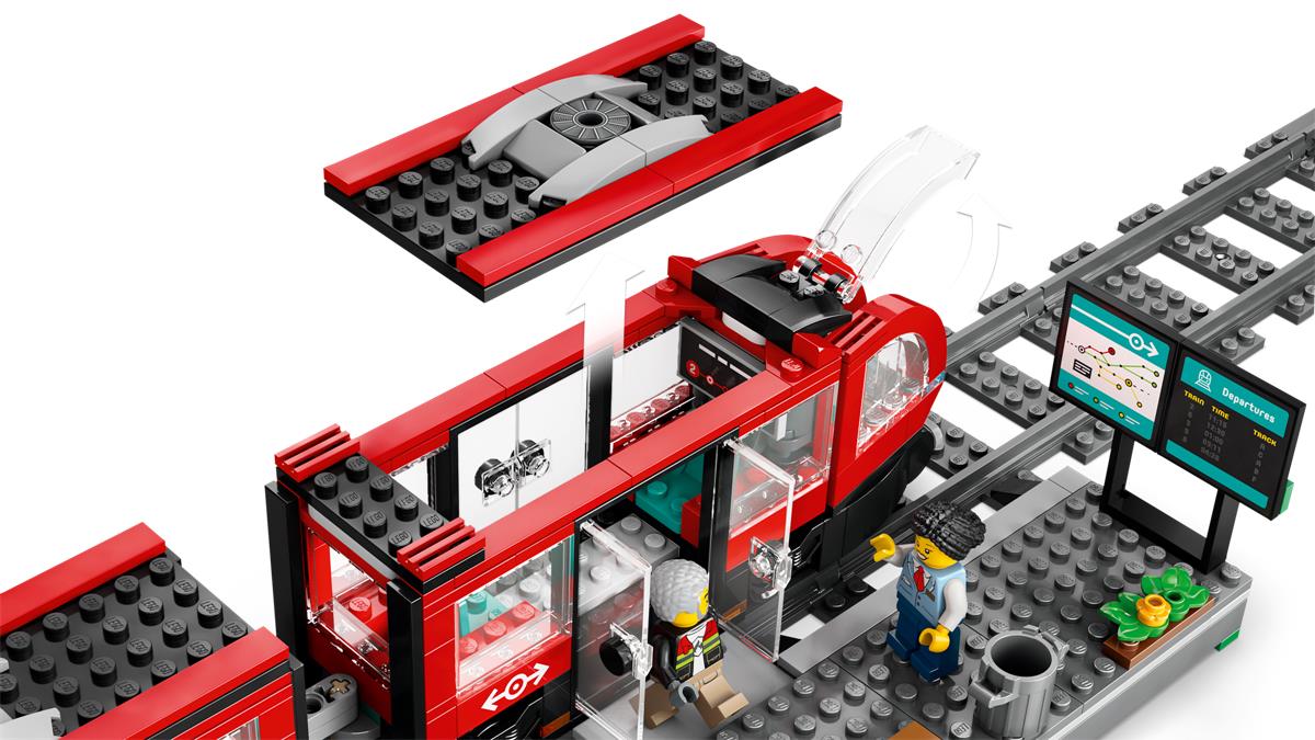 LEGO 60423 Tram e fermata del tram