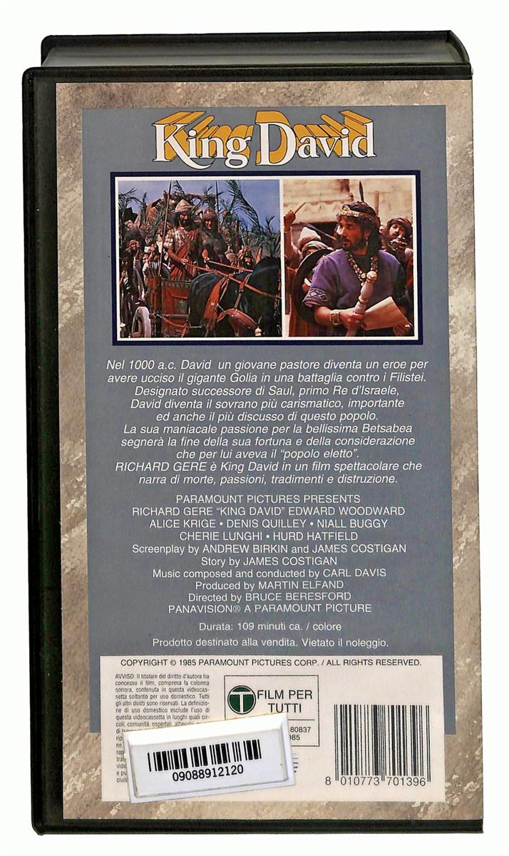 EBOND King David Paramount Cic VHS VH005483