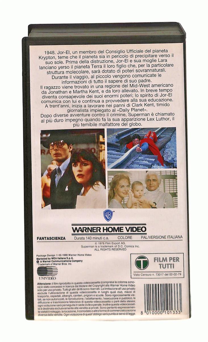 EBOND Superman The Movie Gli Scudi Wb VHS VH002764