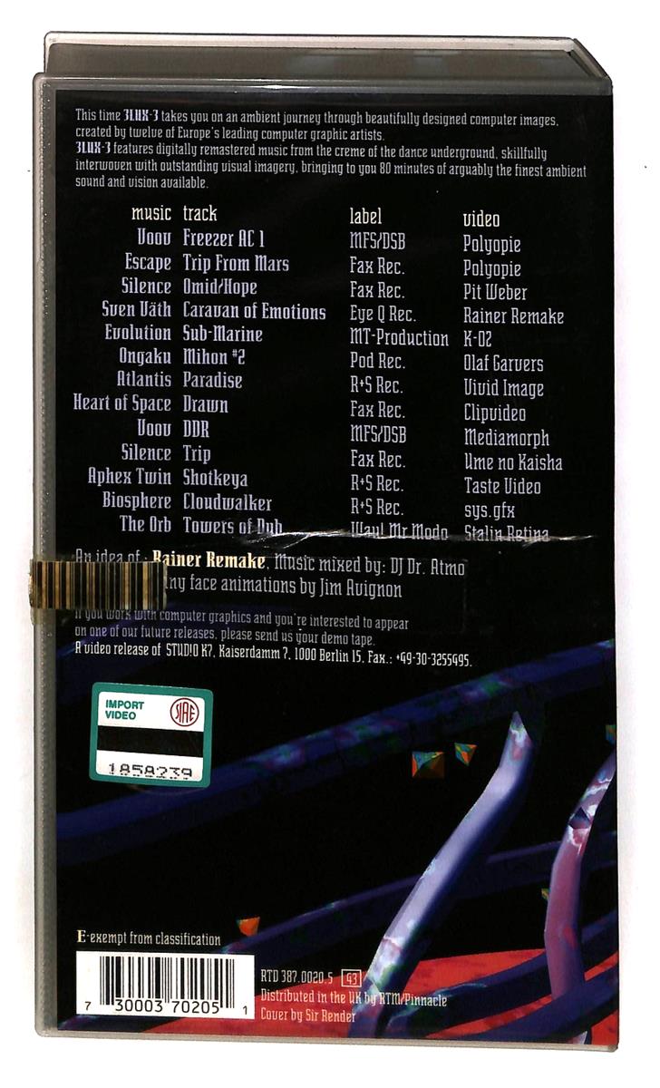 EBOND 3 Lux 3 No Ita In Lingua Inglese VHS VH003806