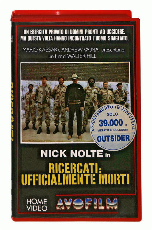 EBOND Ricercati Ufficialmente Morti Avofilm VHS VH004132