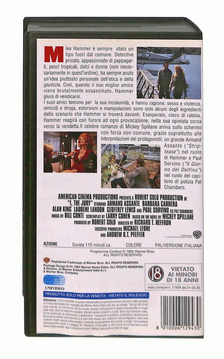 EBOND Io La Giuria Gli Scudi Wb VHS VH004215