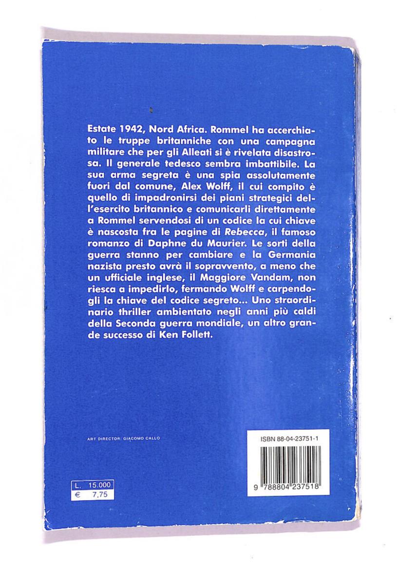 EBOND Il Codice Rebecca Ken Follett Libro LI010557