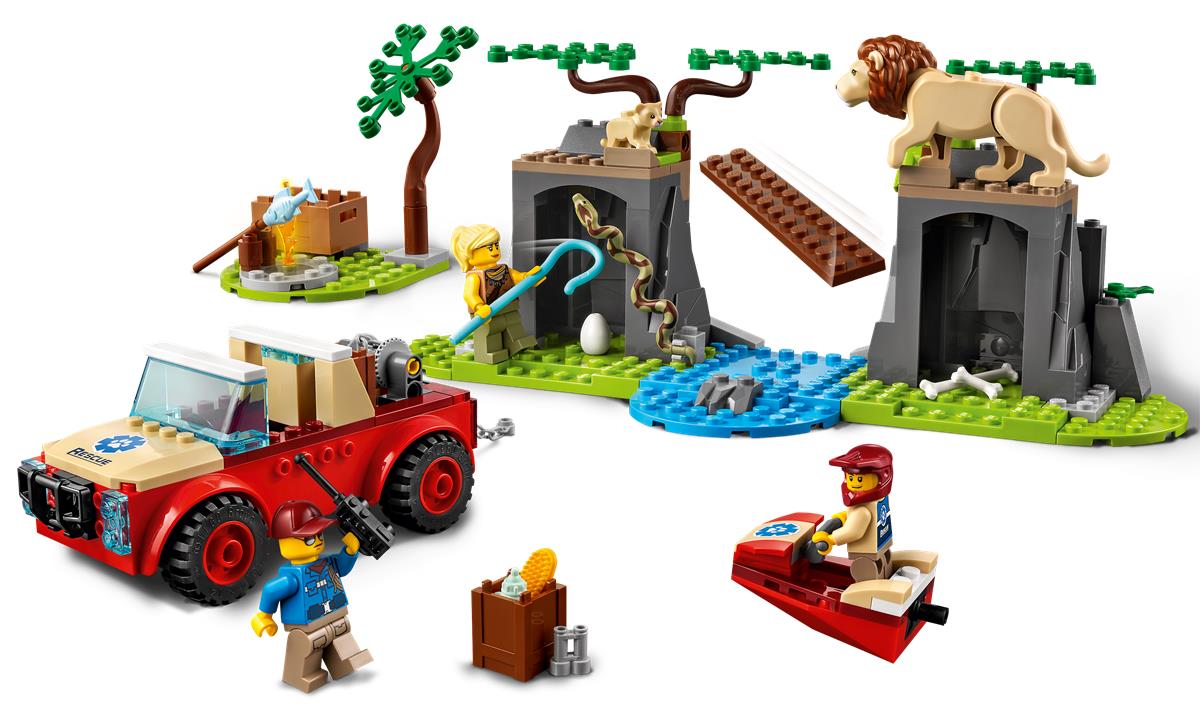 LEGO 60301 CITY Fuoristrada di soccorso animale