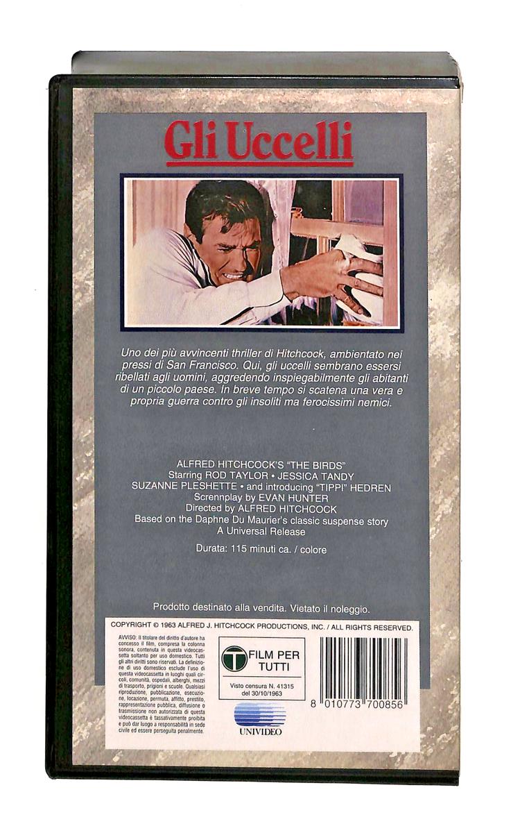EBOND Gli Uccelli Hitchcock Universal Cic VHS VH002506