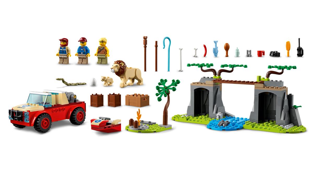 LEGO 60301 CITY Fuoristrada di soccorso animale