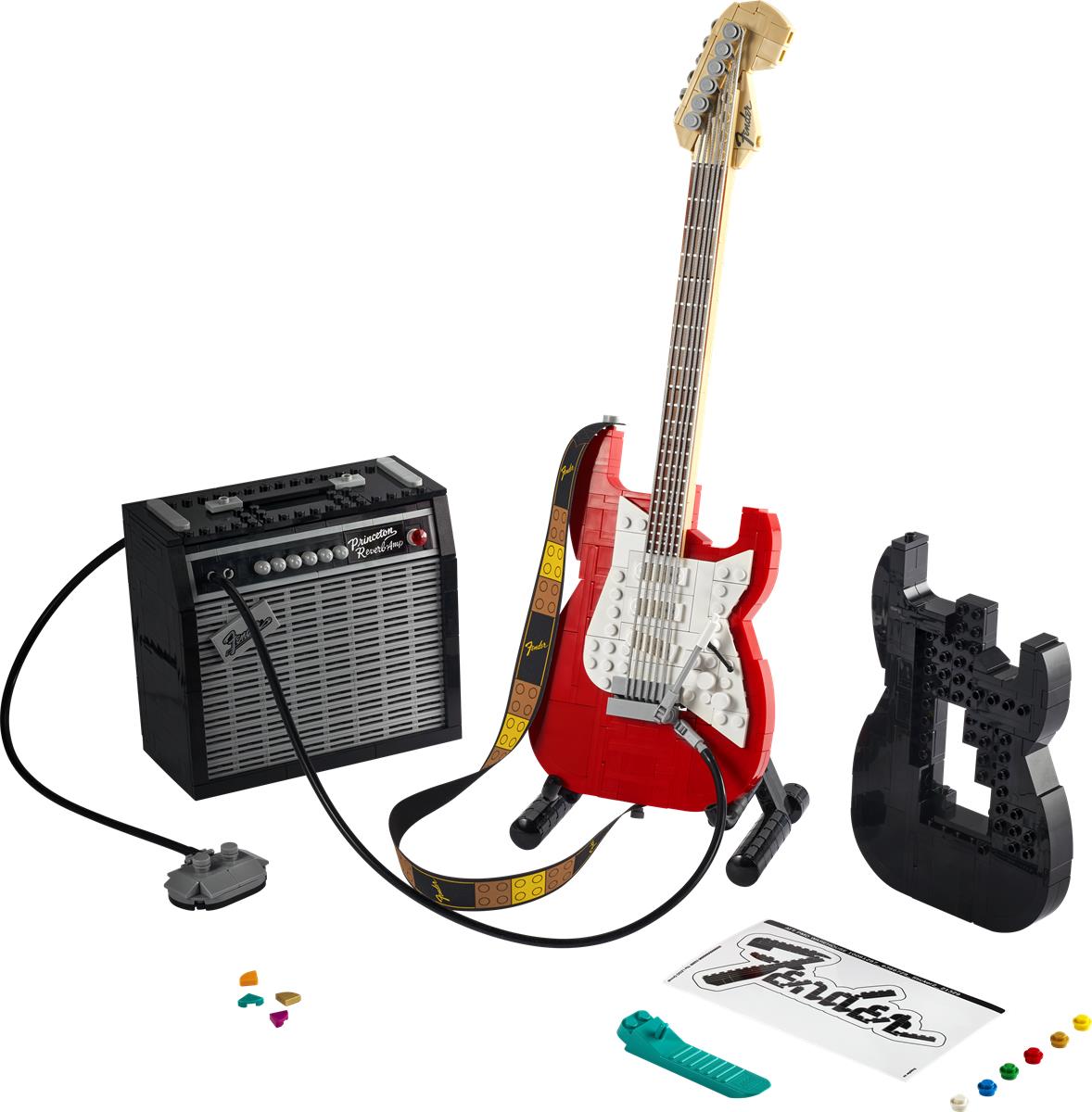LEGO 21329 IDEAS Chitarra Fender Stratocaster