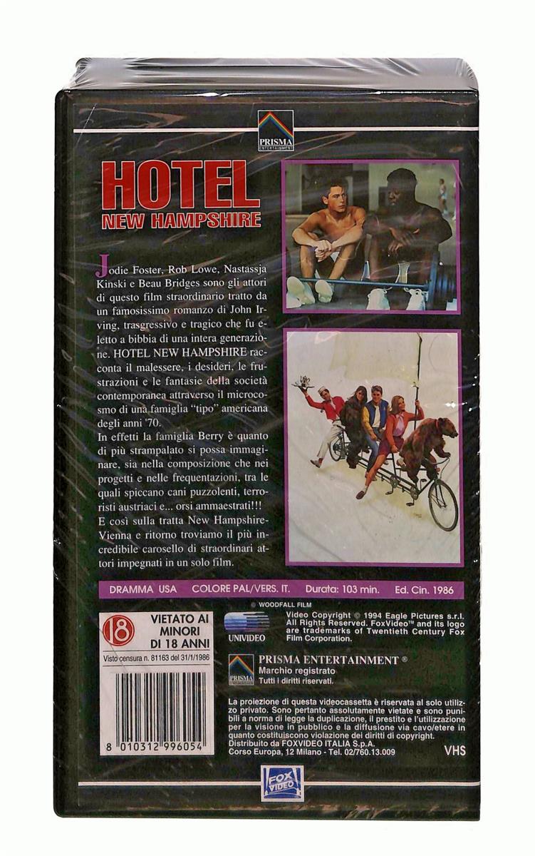 EBOND Hotel New Hampshire Prisma Fox VHS VH004928