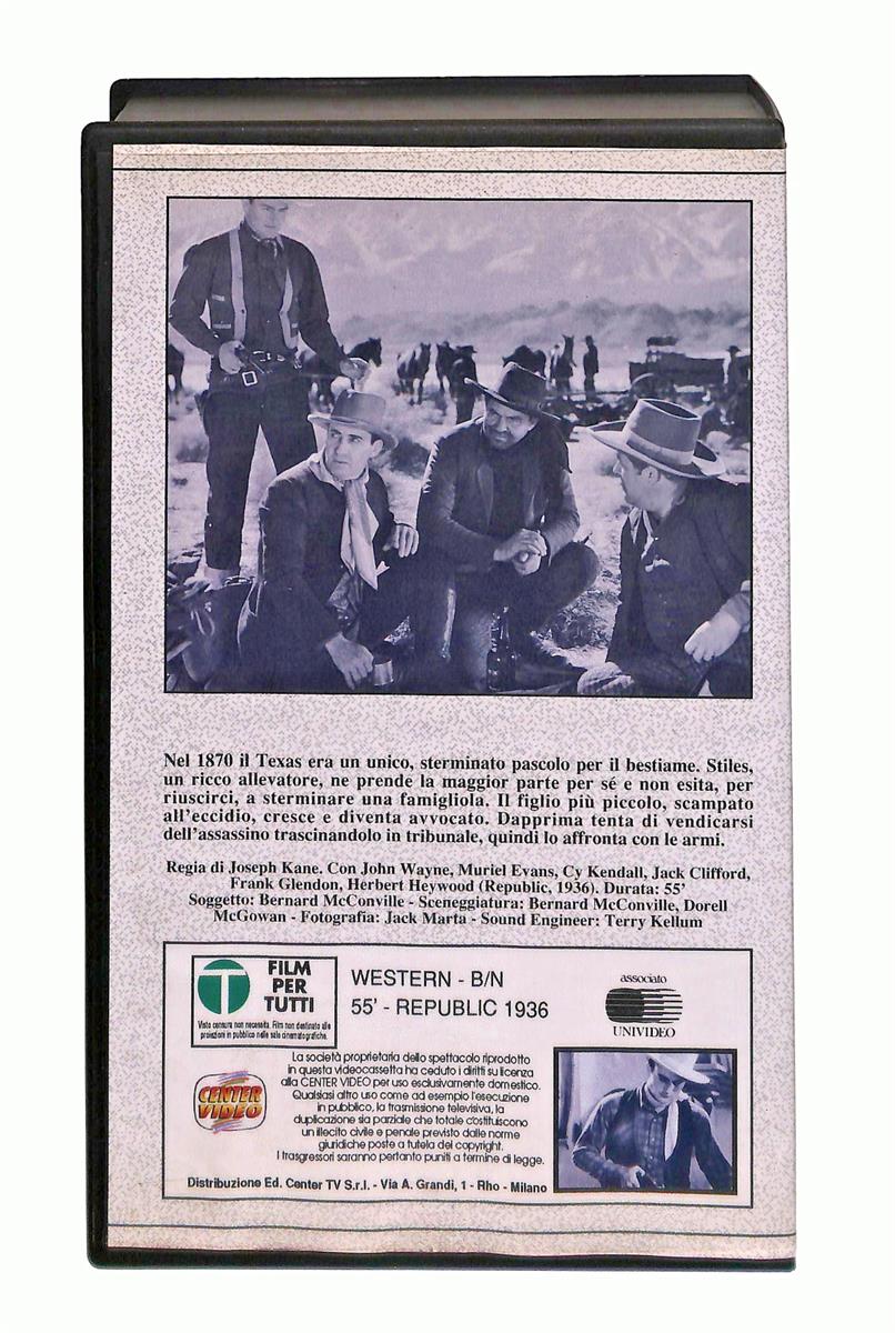 EBOND Il Re Del Pecos John Wayne Center Video VHS VH002680