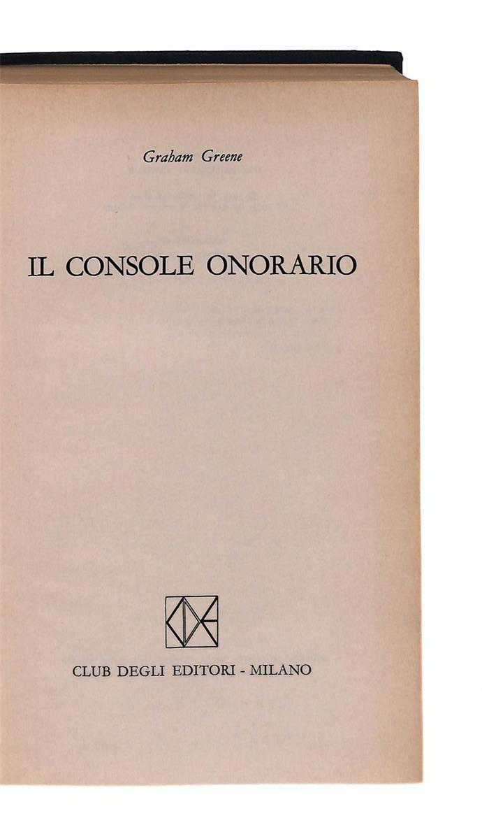 EBOND Il Console Onorario Graham Greenee Libro LI043233