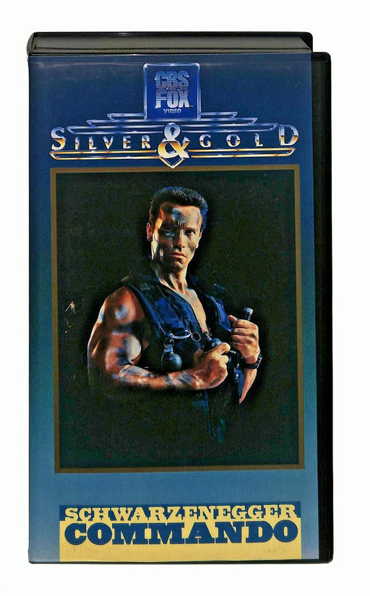 EBOND Commando Schwarzenegger Silver & Gold Cbs Fox VHS VH003914