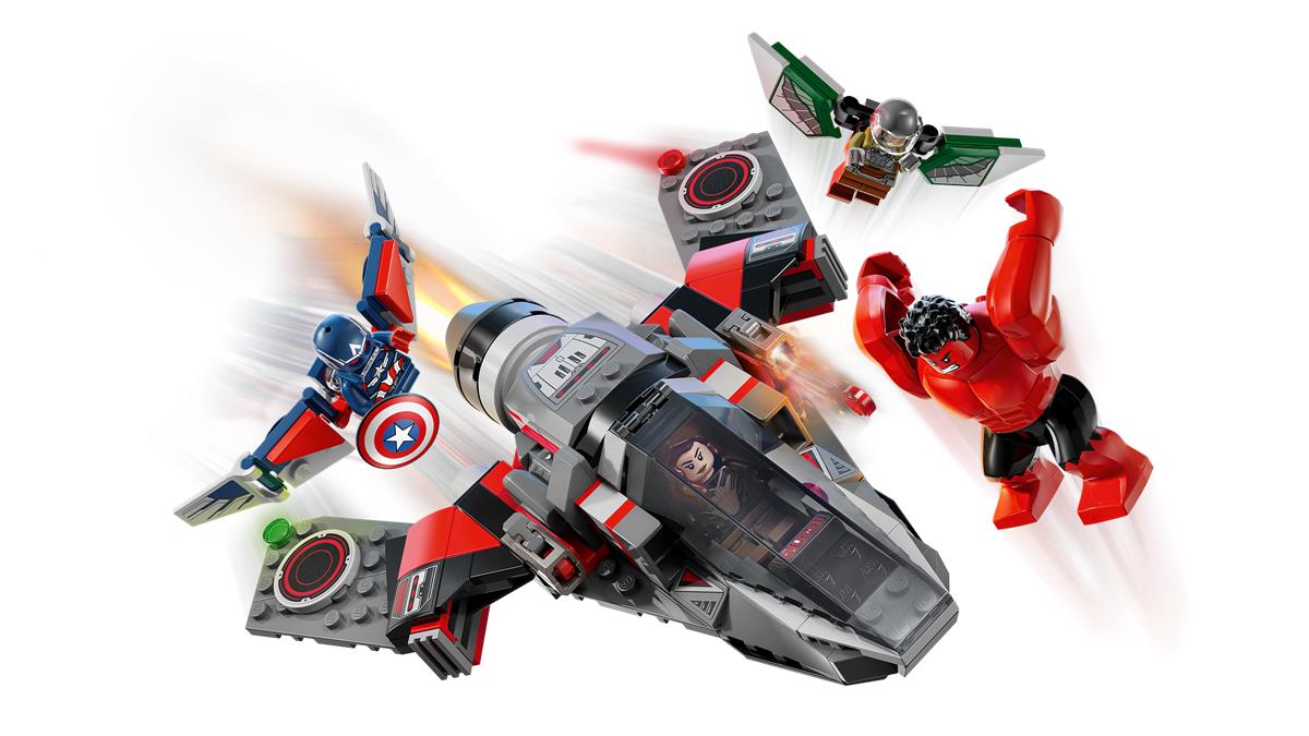LEGO 76292 Battaglia Captain America vs. Hulk Rosso