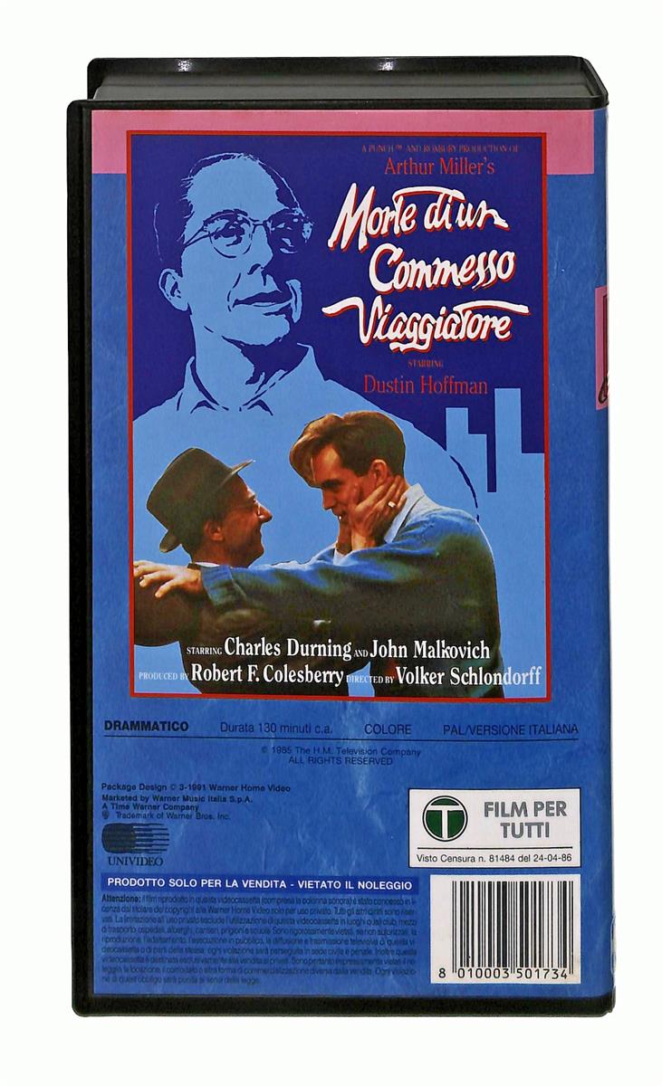 EBOND Morte Di Un Commesso Viaggiatore Dustin Hoffman Gli Scudi Wb VHS VH004233